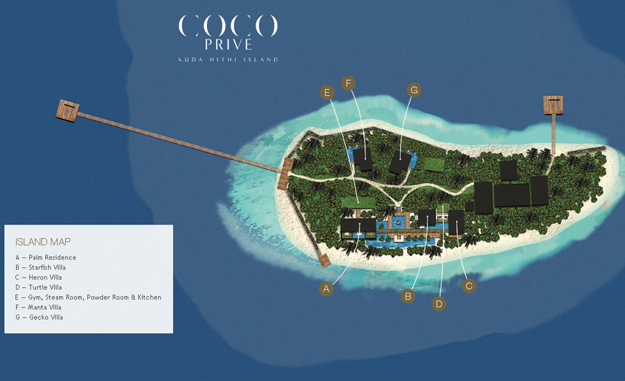 частный остров Coco Prive Private Island Maldives